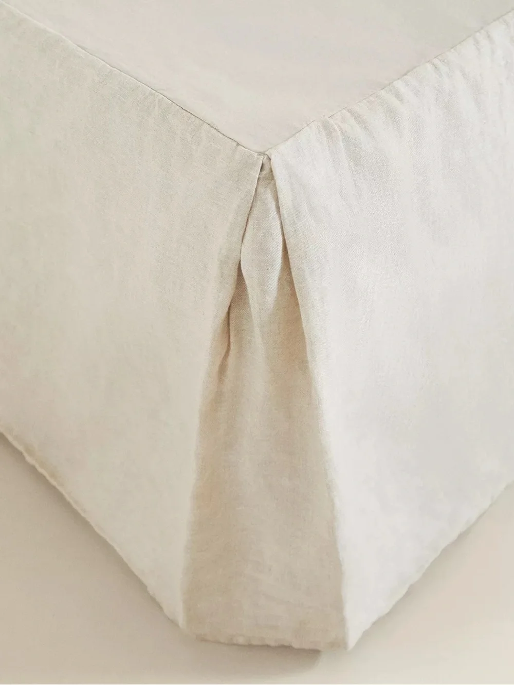NWT Zara Home Faded Linen Bed Skirt